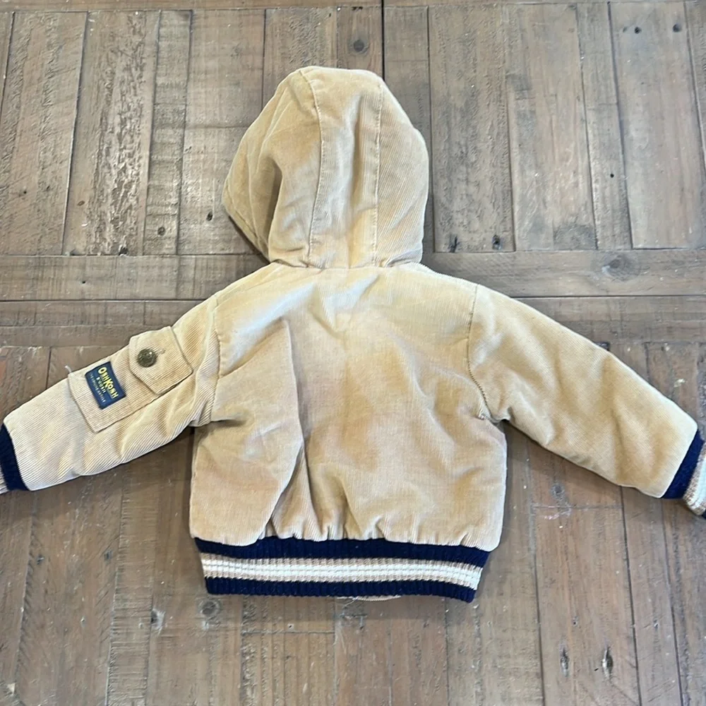 Oshkosh vintage Sherpa lined corduroy jacket